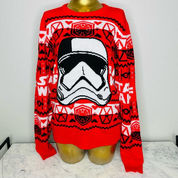 Star Wars Stormtrooper Christmas Sweater - Picture 1 of 8